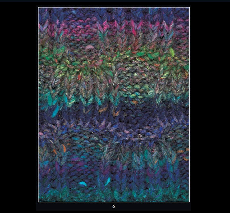 Farbkarte Noro Cyochin Maschenbild