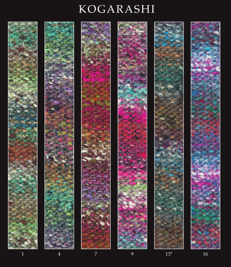 Farbkarte Noro Kogarashi