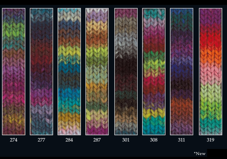 Farbkarte Noro Kureyon 