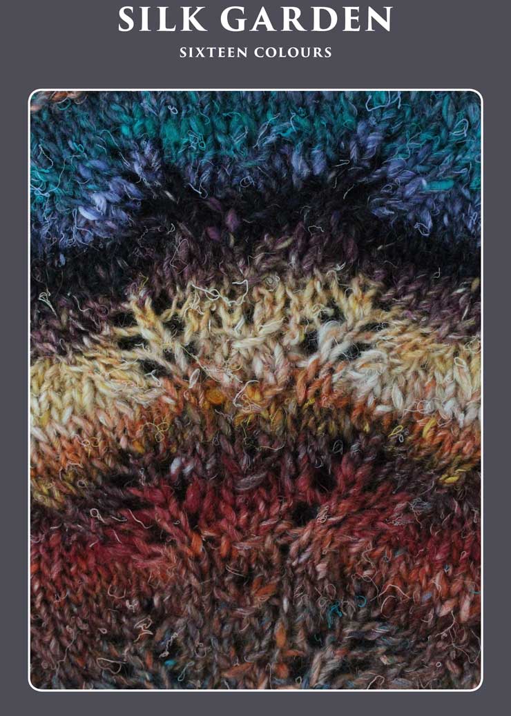 Farbkarte Noro Silk Garden Maschenbild