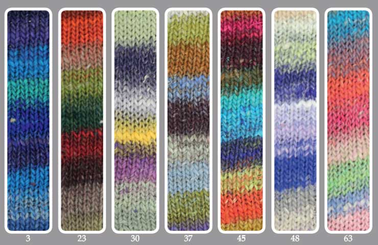 Farbkarte Noro Taiyo 4Ply