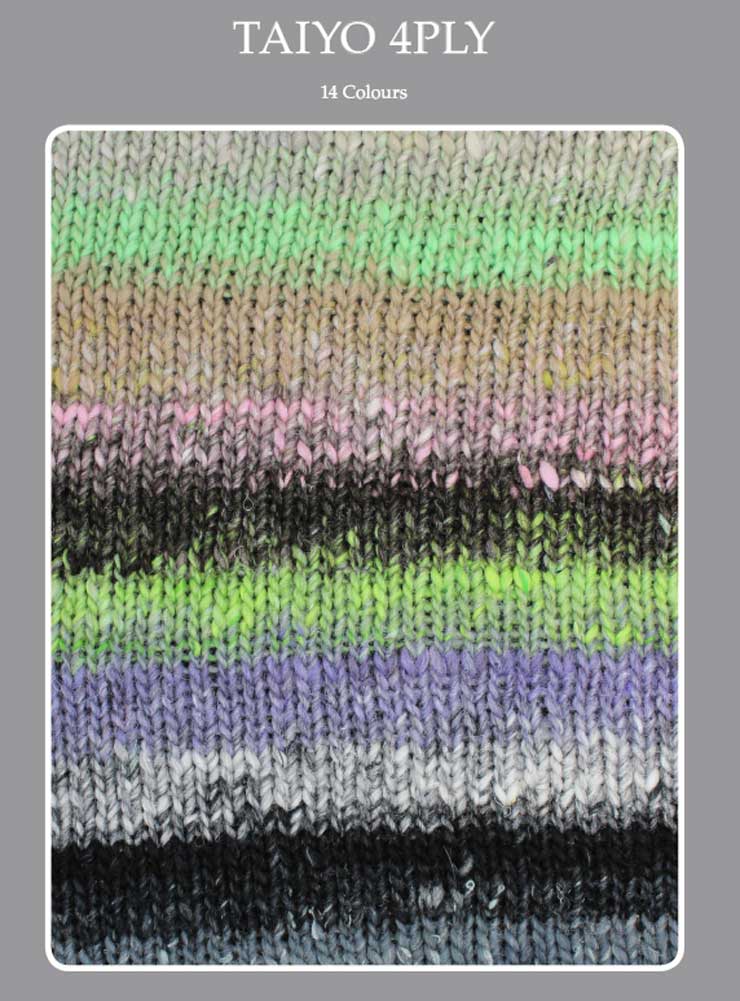 Farbkarte Noro Taiyo 4Ply Maschenbild