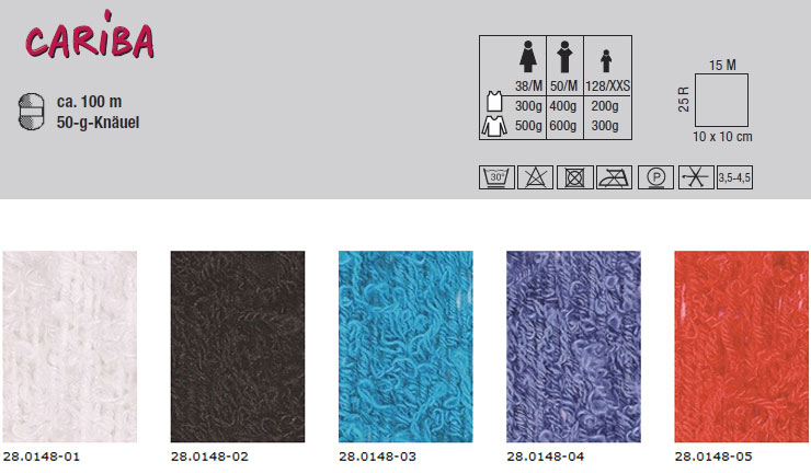 Farbkarte Schoeller + Stahl Cariba