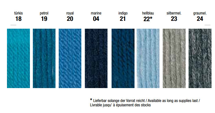 Farbkarte Schoeller + Stahl Cosima mit Merino