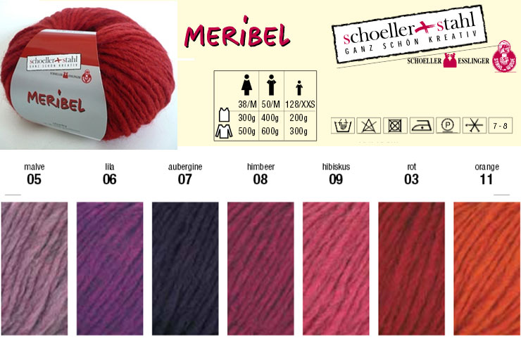 Farbkarte Schoeller + Stahl Meribel