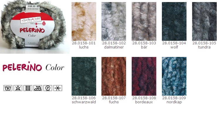 Farbkarte Schoeller + Stahl Pelerino Color