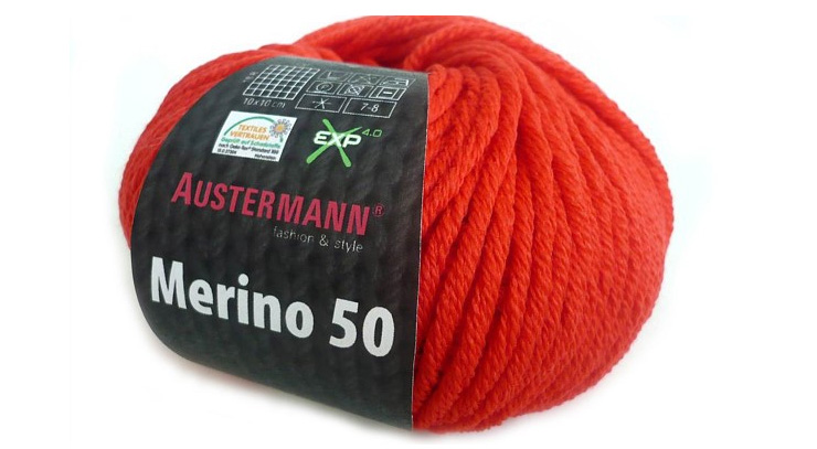 Farbkarte Austermann Merino 50