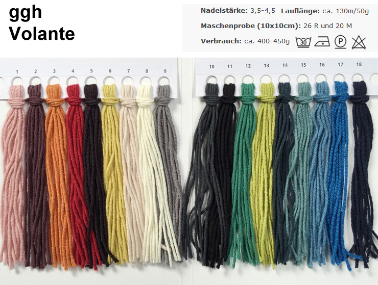Farbkarte ggh Volante