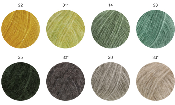Farbkarte Lana Grossa Alpaca Air