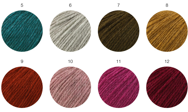 Farbkarte Lana Grossa Baco Bamboo (We Care)