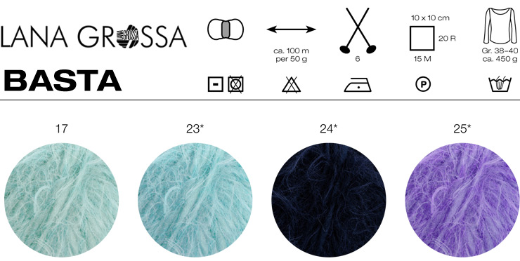 Farbkarte Lana Grossa Basta