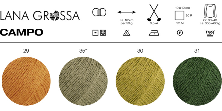 Farbkarte Lana Grossa Campo