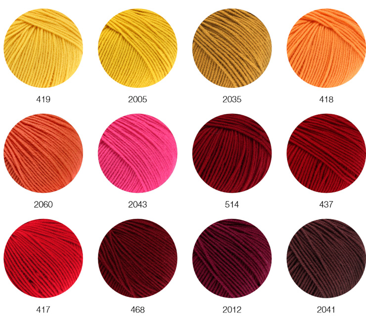 Farbkarte Lana Grossa Cool Wool Farbkarte Lana Grossa Cool Wool