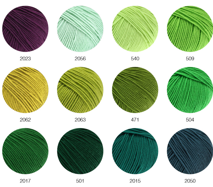 Farbkarte Lana Grossa Cool Wool Farbkarte Lana Grossa Cool Wool