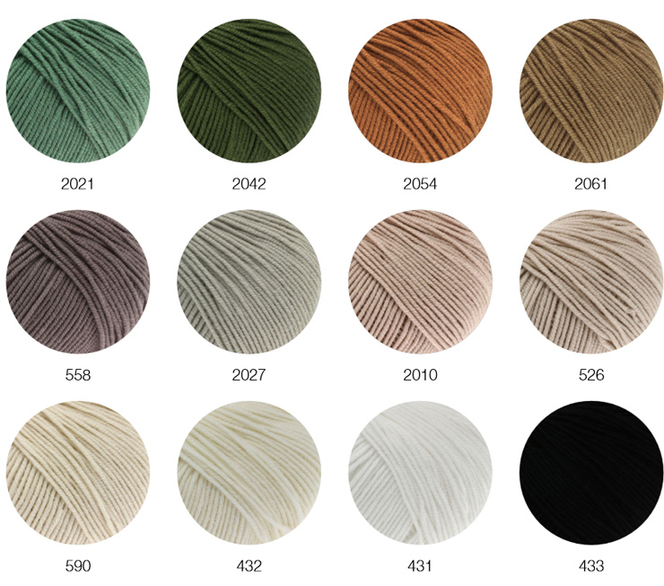 Farbkarte Lana Grossa Cool Wool Farbkarte Lana Grossa Cool Wool