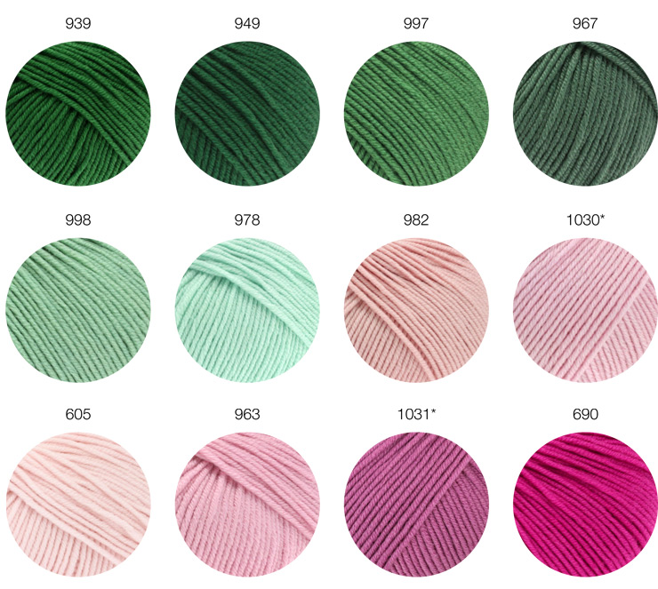 Farbkarte Lana Grossa Cool Wool Big