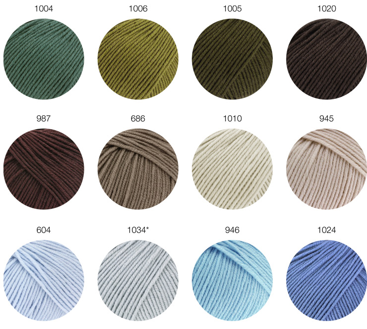 Farbkarte Lana Grossa Cool Wool Big
