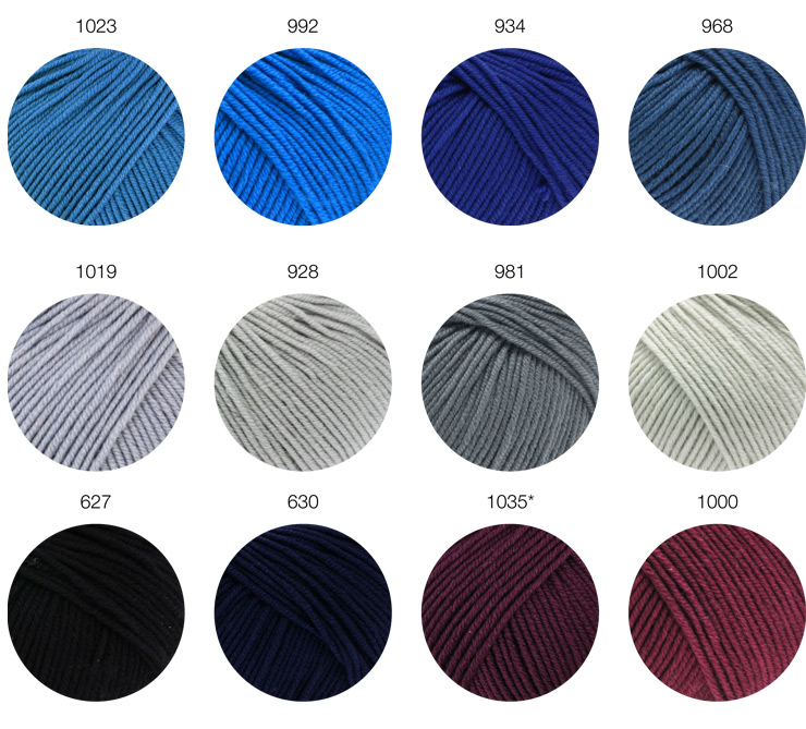Farbkarte Lana Grossa Cool Wool Big