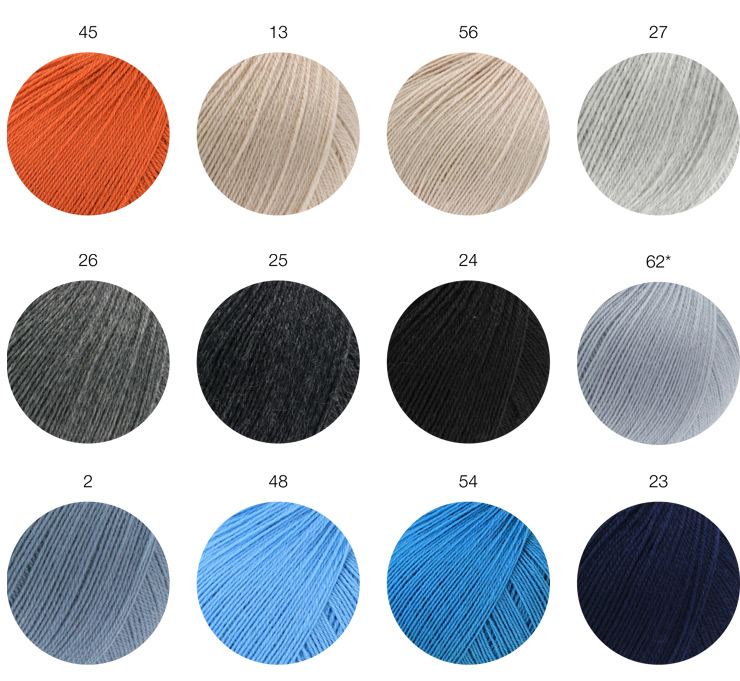 Farbkarte Lana Grossa Cool Wool Lace