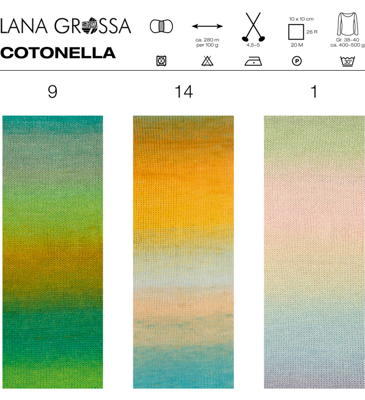 Farbkarte Lana Grossa Cotonella