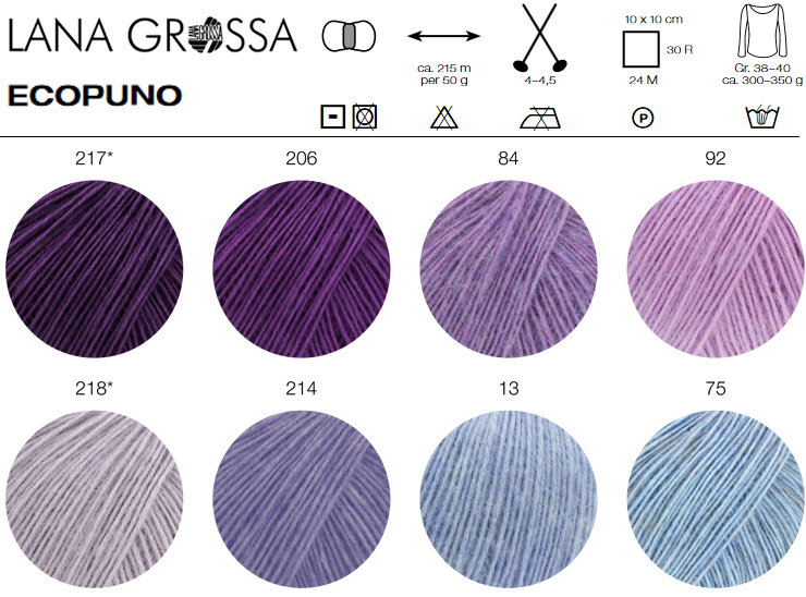 Farbkarte Lana Grossa Ecopuno