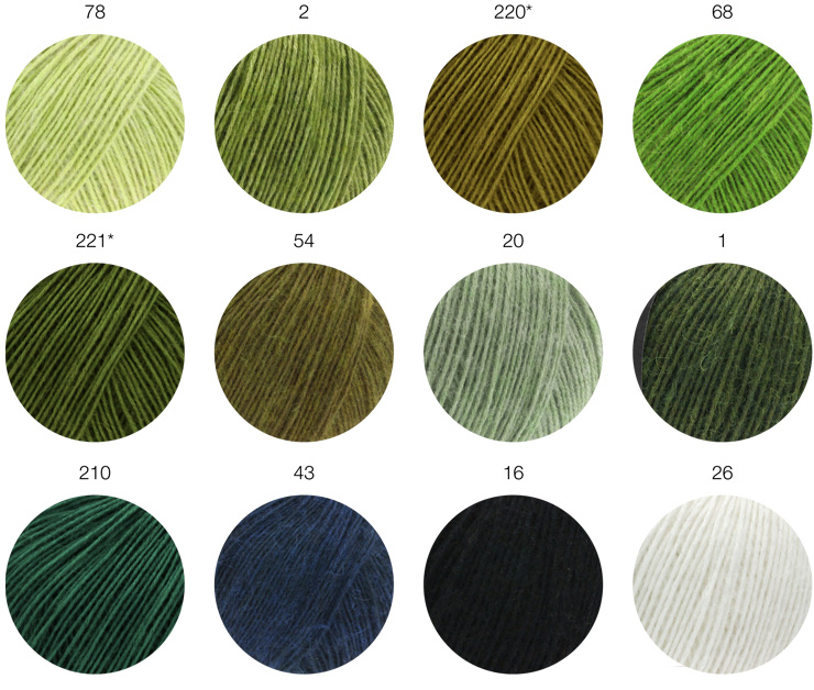 Farbkarte Lana Grossa Ecopuno