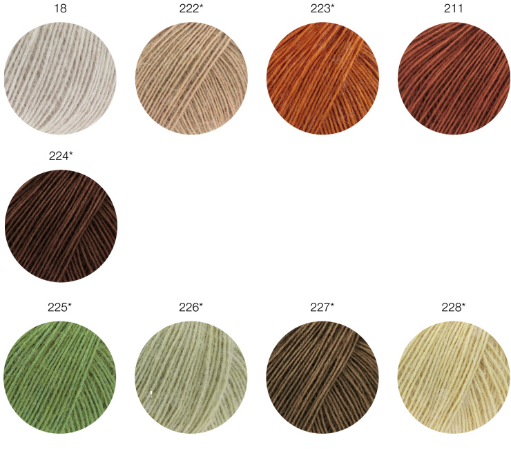 Farbkarte Lana Grossa Ecopuno