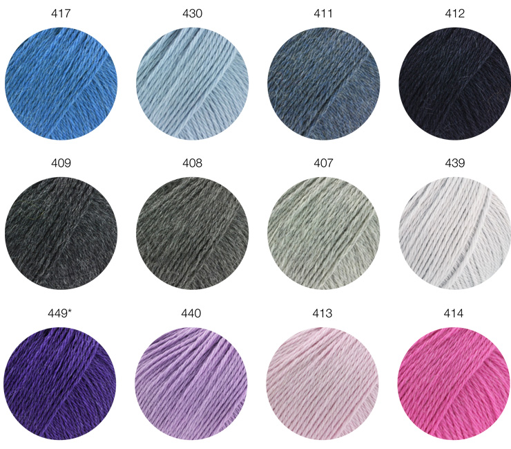 Farbkarte Lana Grossa Landlust Alpaka Merino 160