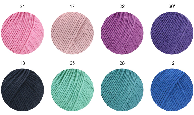 Farbkarte Lana Grossa Landlust Baumwolle (GOTS)