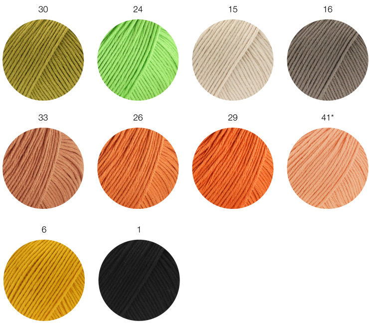 Farbkarte Lana Grossa Landlust Baumwolle (GOTS)
