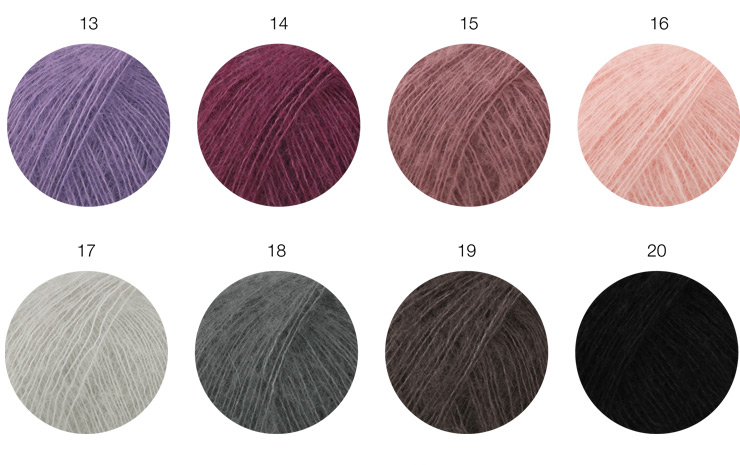 Farbkarte Lana Grossa Landlust Kidmohair