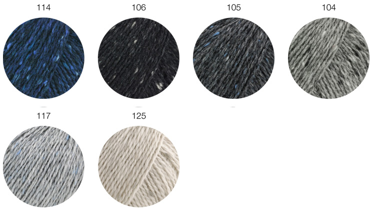 Farbkarte Lana Grossa Landlust Soft Tweed 180