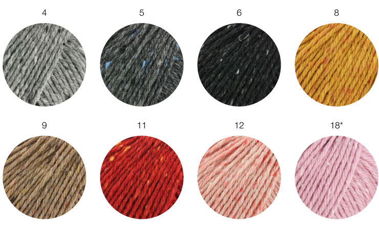 Farbkarte Lana Grossa Landlust Soft Tweed 90 Farbkarte Lana Grossa Landlust Soft Tweed 90