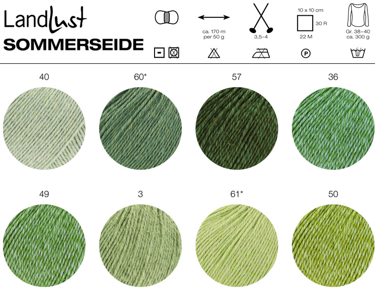 Farbkarte Lana Grossa Landlust Sommerseide