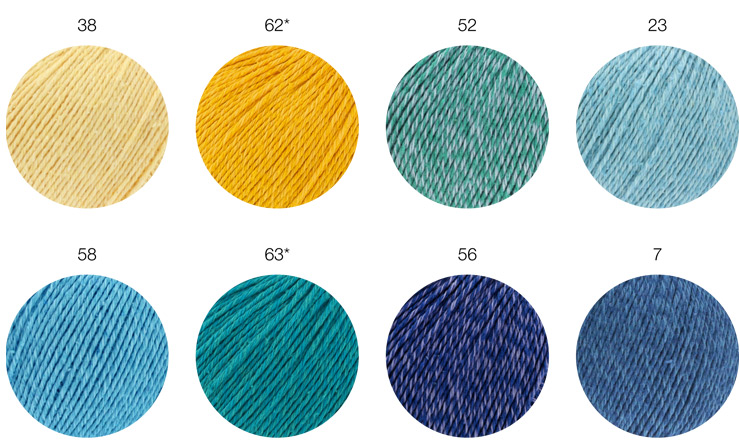 Farbkarte Lana Grossa Landlust Sommerseide
