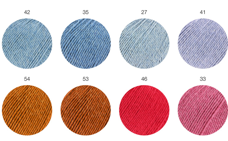 Farbkarte Lana Grossa Landlust Sommerseide