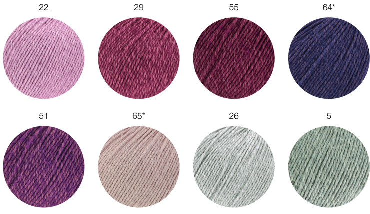 Farbkarte Lana Grossa Landlust Sommerseide