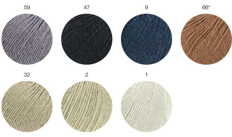 Farbkarte Lana Grossa Landlust Sommerseide