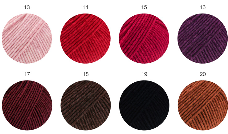 Farbkarte Lana Grossa Merino Piu