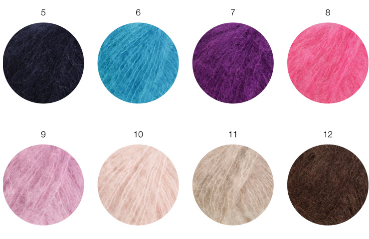 Farbkarte Lana Grossa Mohair Moda Farbkarte Lana Grossa Mohair Moda
