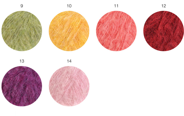 Farbkarte Lana Grossa Natural Alpaca Lungo