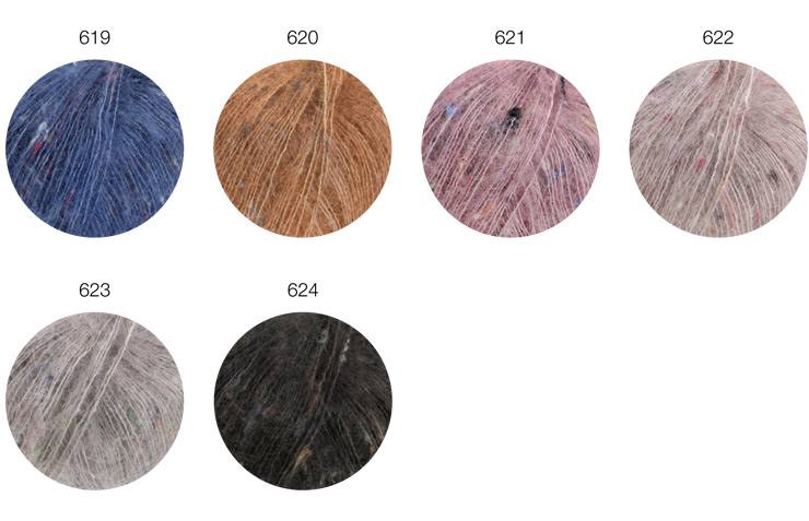 Farbkarte Lana Grossa Natural Superkid Tweed