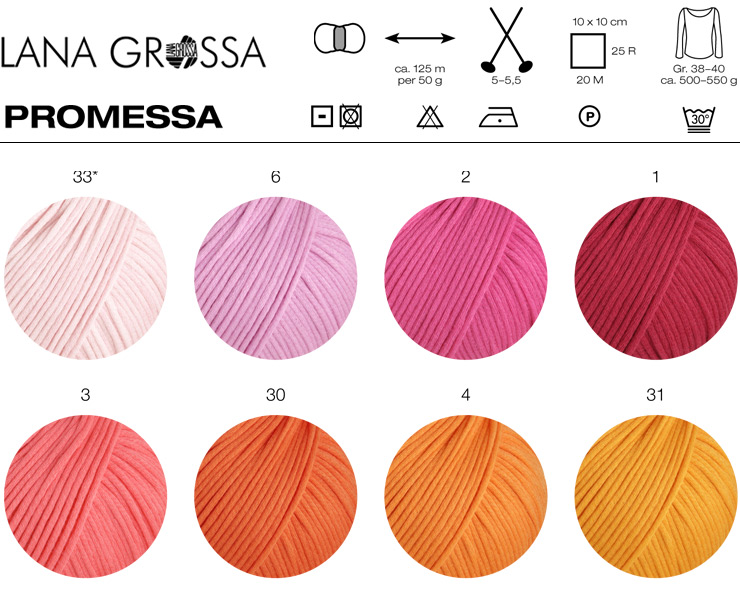 Farbkarte Lana Grossa Promessa