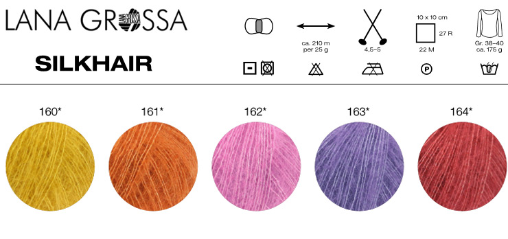 Farbkarte Lana Grossa Silkhair Farbkarte Lana Grossa Silkhair
