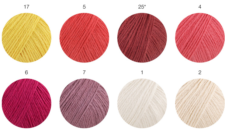 Farbkarte Lana Grossa Summer Cashmere