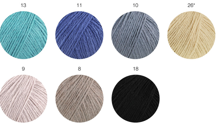Farbkarte Lana Grossa Summer Cashmere