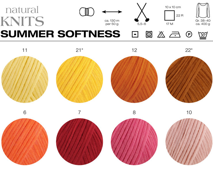 Farbkarte Lana Grossa Summer Softness