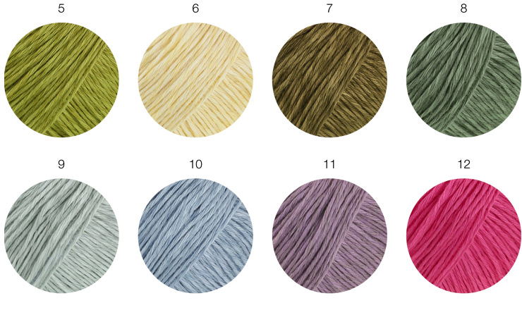 Farbkarte Lana Grossa Natural Knits Tencellino