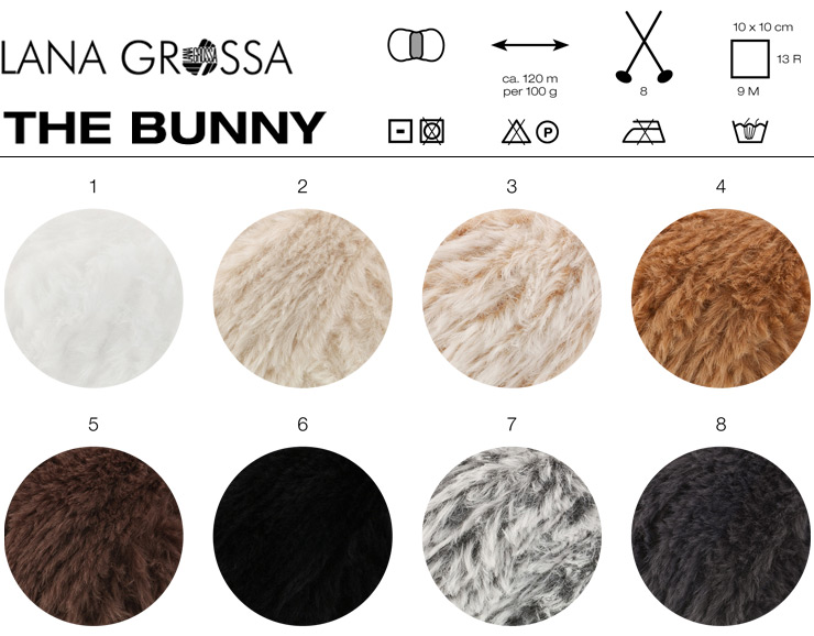 Farbkarte Lana Grossa The Bunny