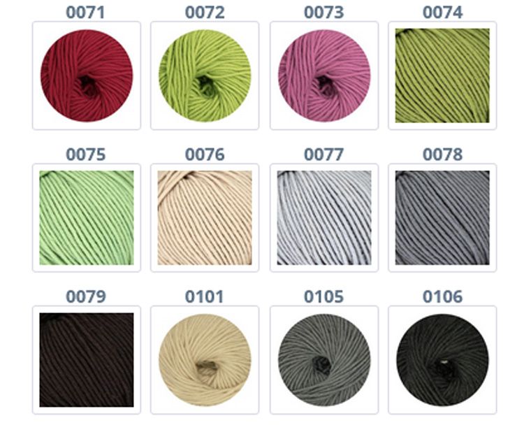 Farbkarte ONline LINIE  8 Starwool Maxi